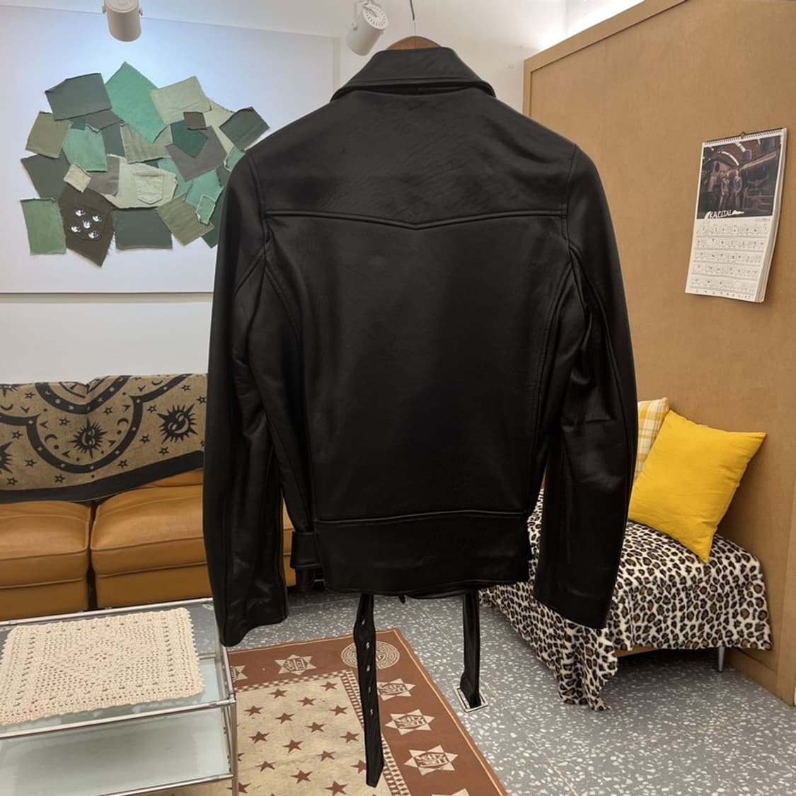 비바스튜디오 락시크 힙 바이커 라이더 가죽자켓 M C10058 상품이미지4