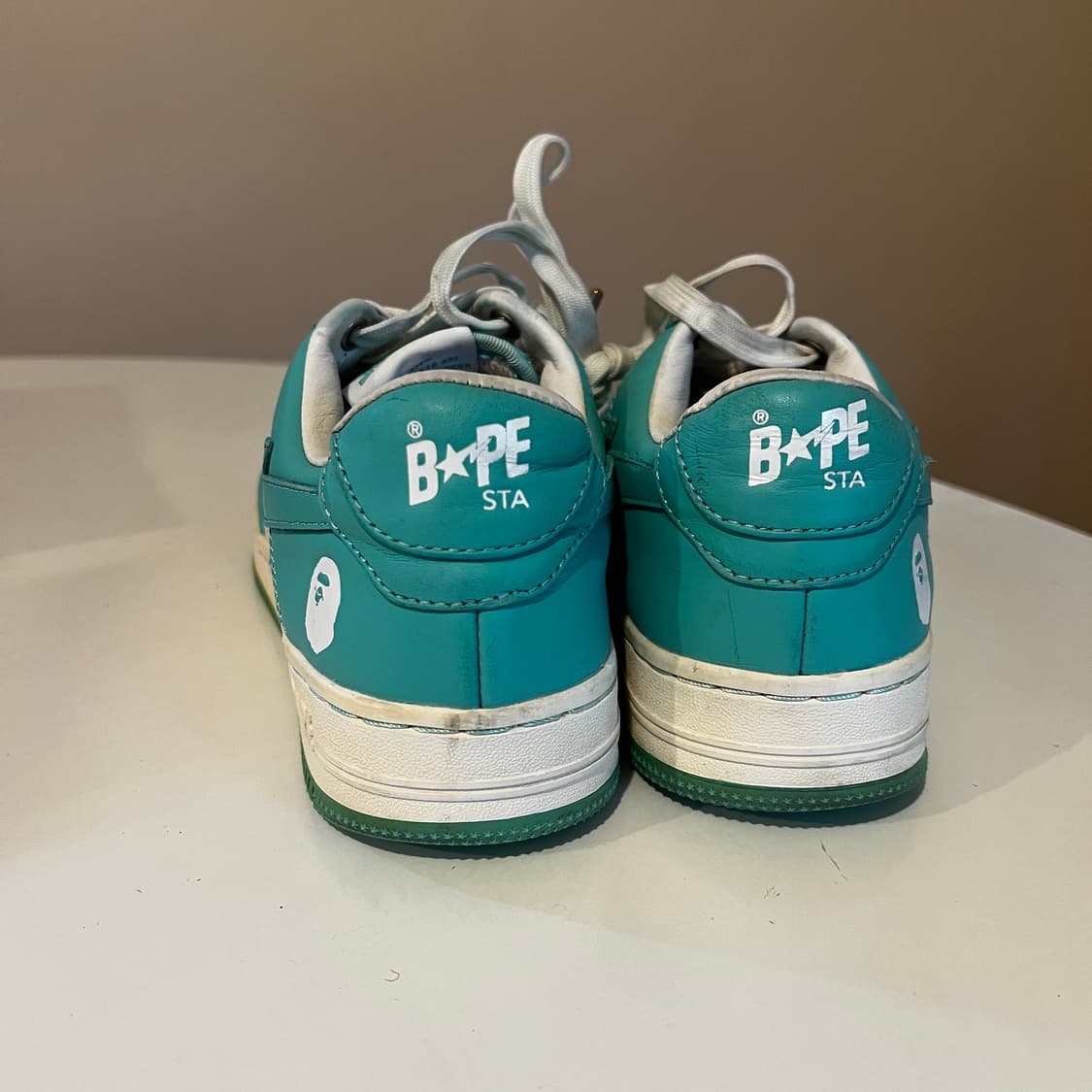 베이프 스타 로우 화이트 그린 상품이미지3