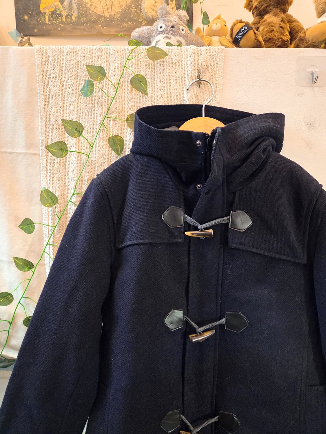 딥네이비 떡볶이 코트 상품이미지2