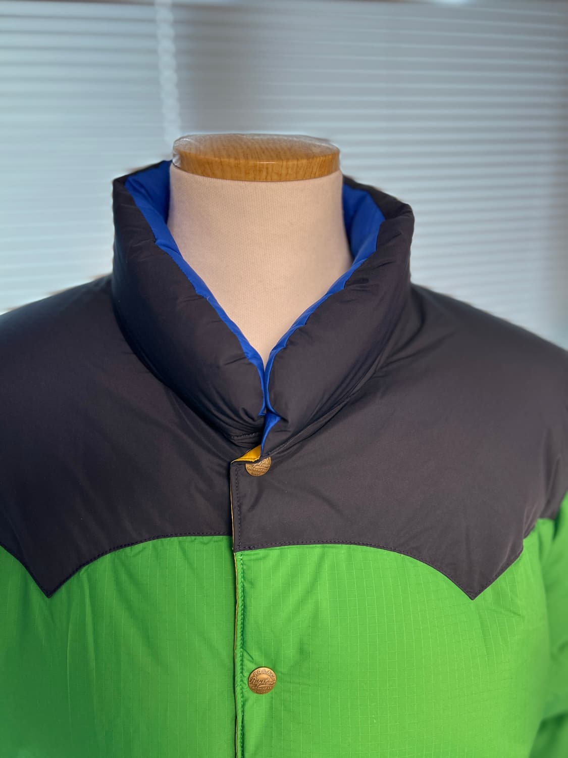 랄프로렌 폴로 컬러블록 웨스턴 다운 자켓 XL 상품이미지2