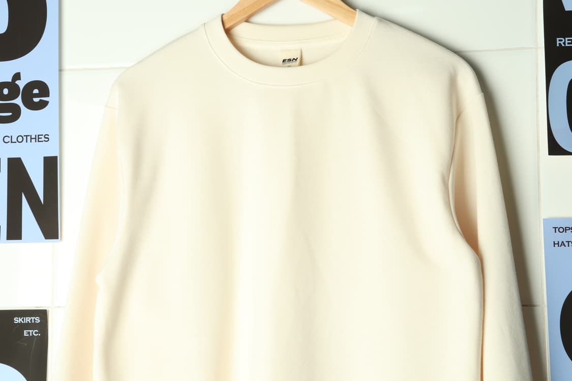 (M-L) 이에스엔 긴팔티셔츠 아이보리 레이어드-H31919 상품이미지3