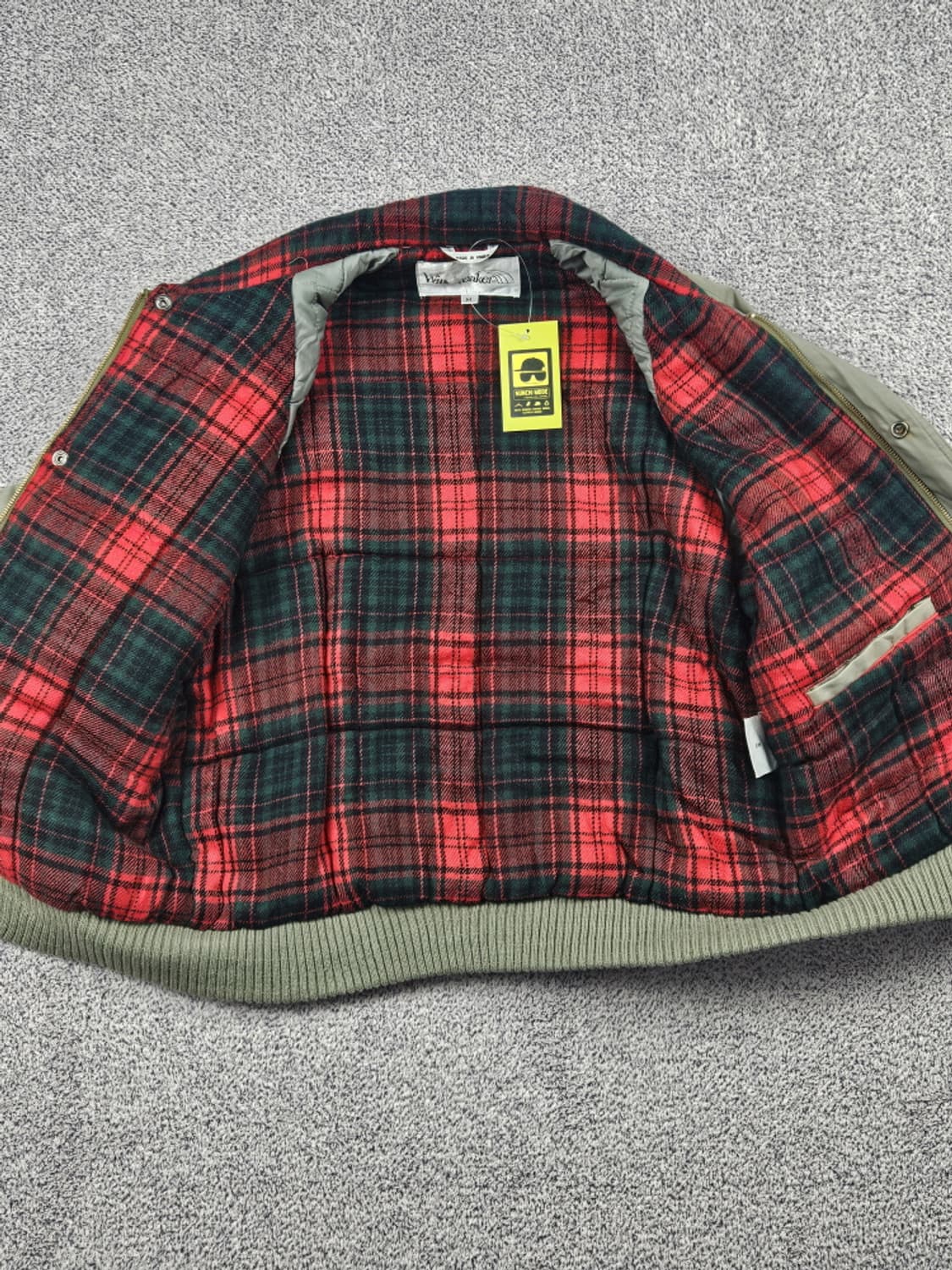 윈드브레이커 체크카라 봄버 헌팅자켓 ( M ) / 9937 상품이미지9