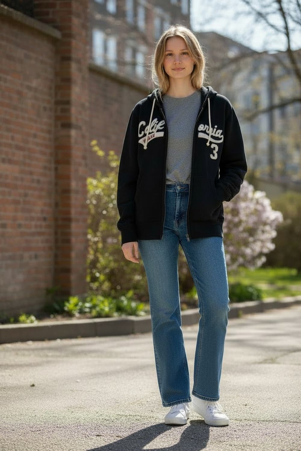 후아유 캘리포니아 후드집업 L 상품이미지1