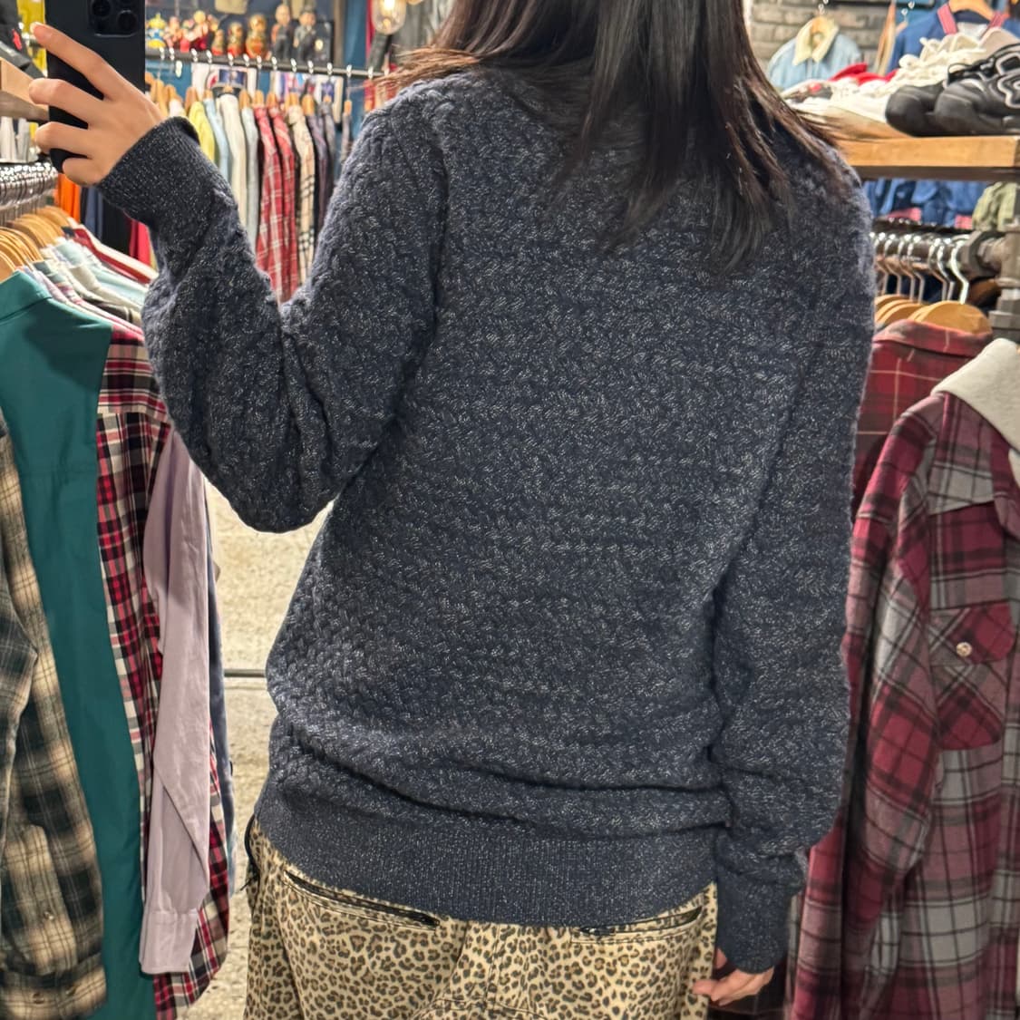 Barbour 바버 와플 니트 상품이미지3