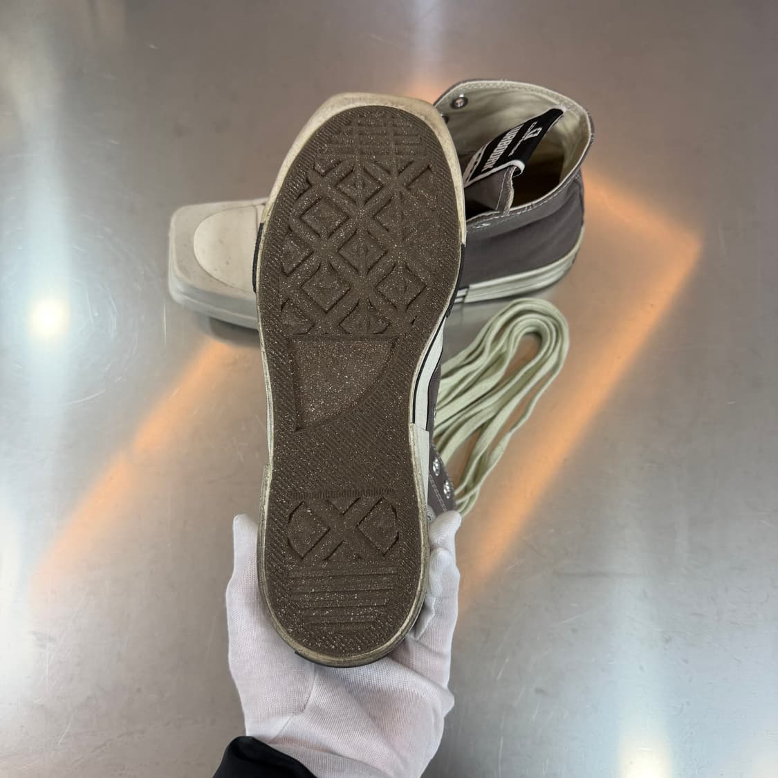 [리오브전포점] 컨버스 x 다크쉐도우 터보다크 척 70 하이 그레이 상품이미지3