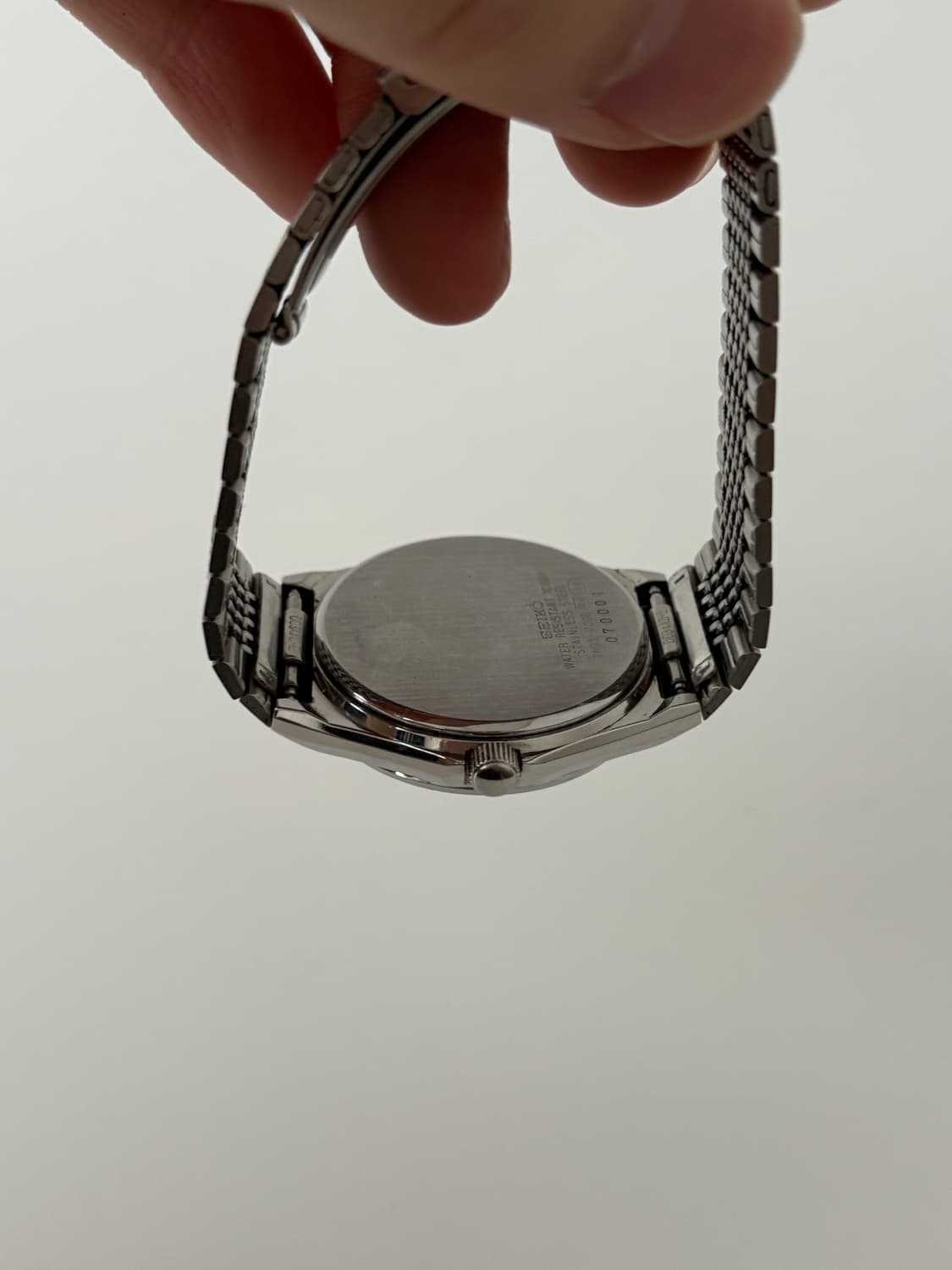 90s spirit texture dial silver quartz 상품이미지8