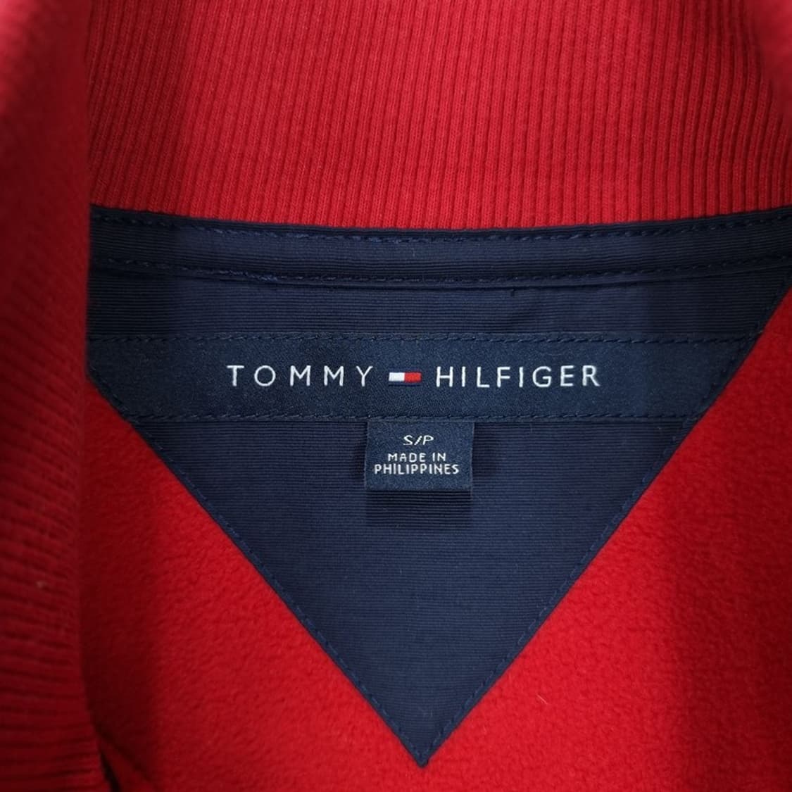[타미힐피거] 나일론 스웻 지업 자켓 레드 M19188 상품이미지7