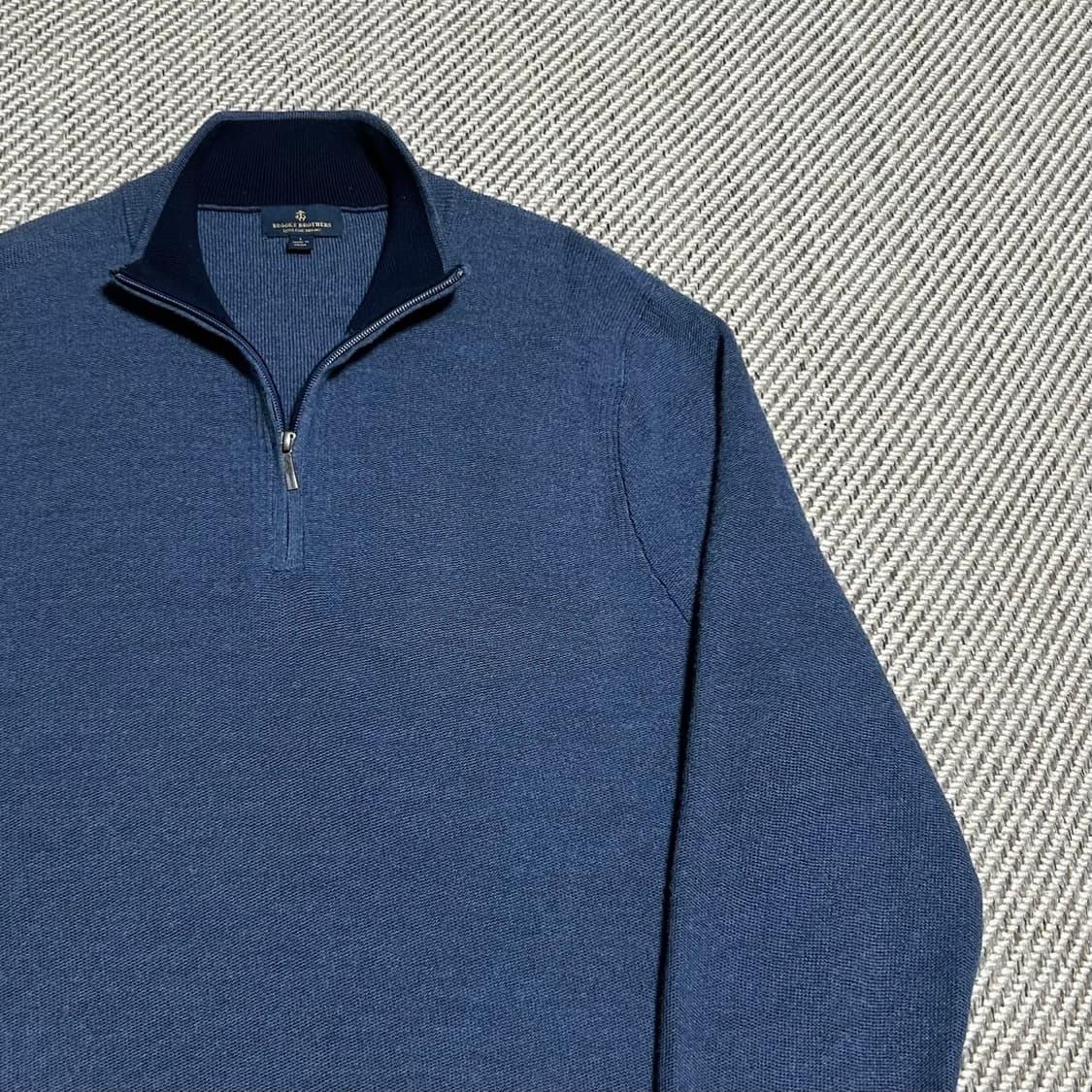 [L] Brooks brothers 브룩스 브라더스 반집업 니트 상품이미지3