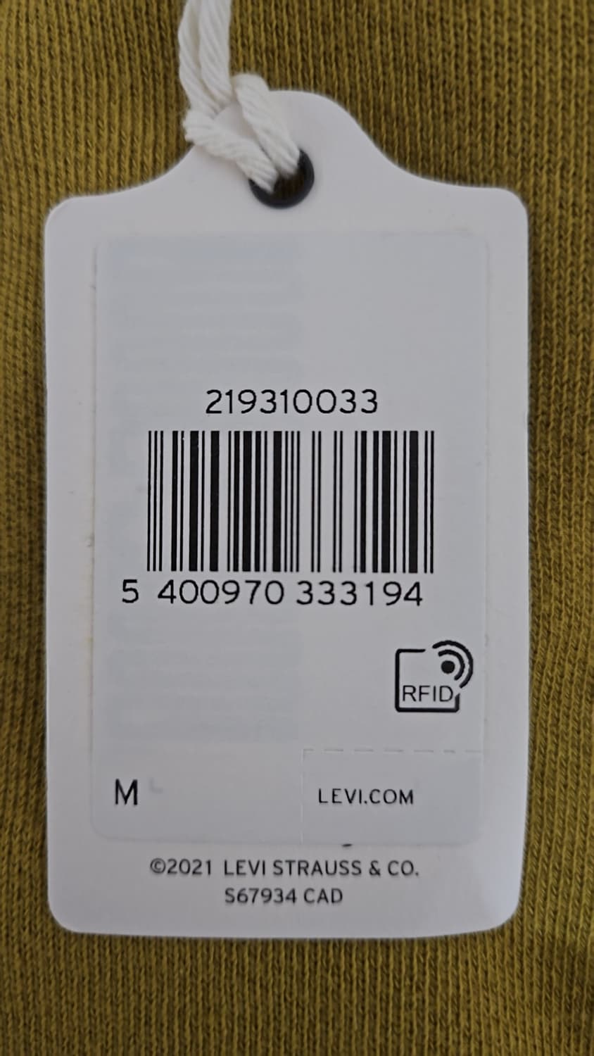 리바이스 LVC 1940's 베이 메도우 스웨트셔츠 에크루 올리브 M 상품이미지5