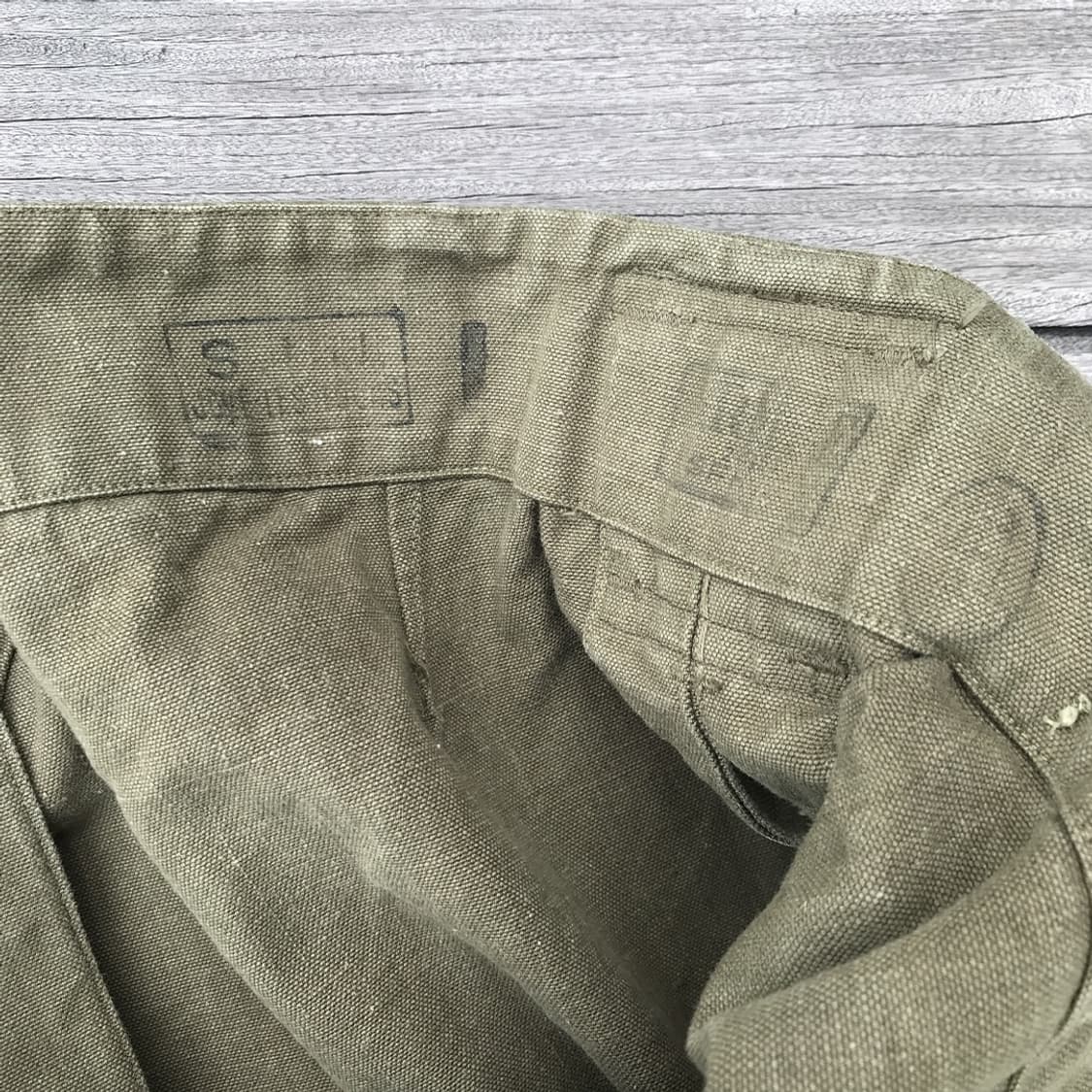 사이즈1 민트급 50년대 프랑스군 모터사이클병 오버팬츠 상품이미지7