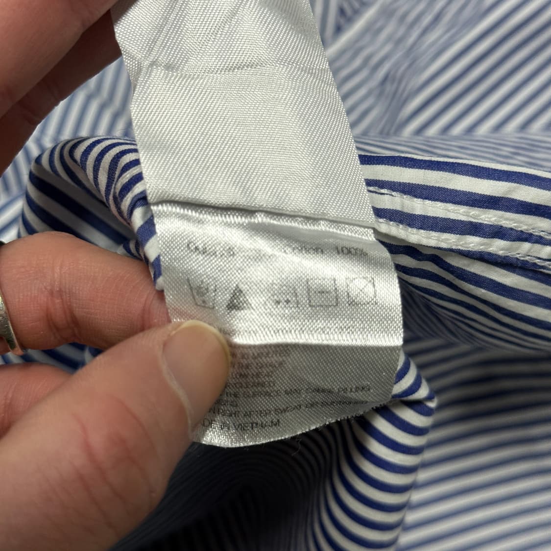 브룩스 브라더스 프리미엄 코튼 원 포인트 스트라이프 긴팔 셔츠 상품이미지8