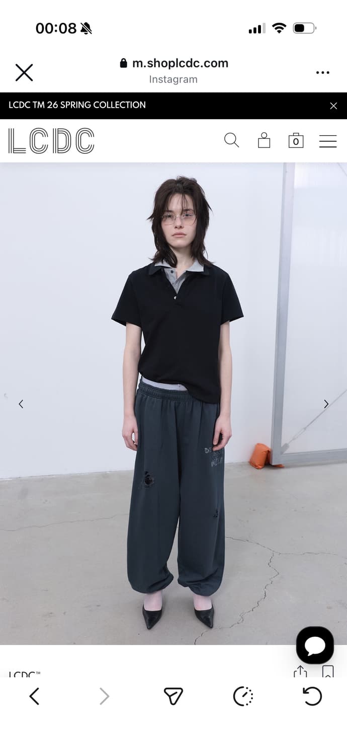  LCDC PRINTED SWEATPANTS (GREY) 상품이미지2