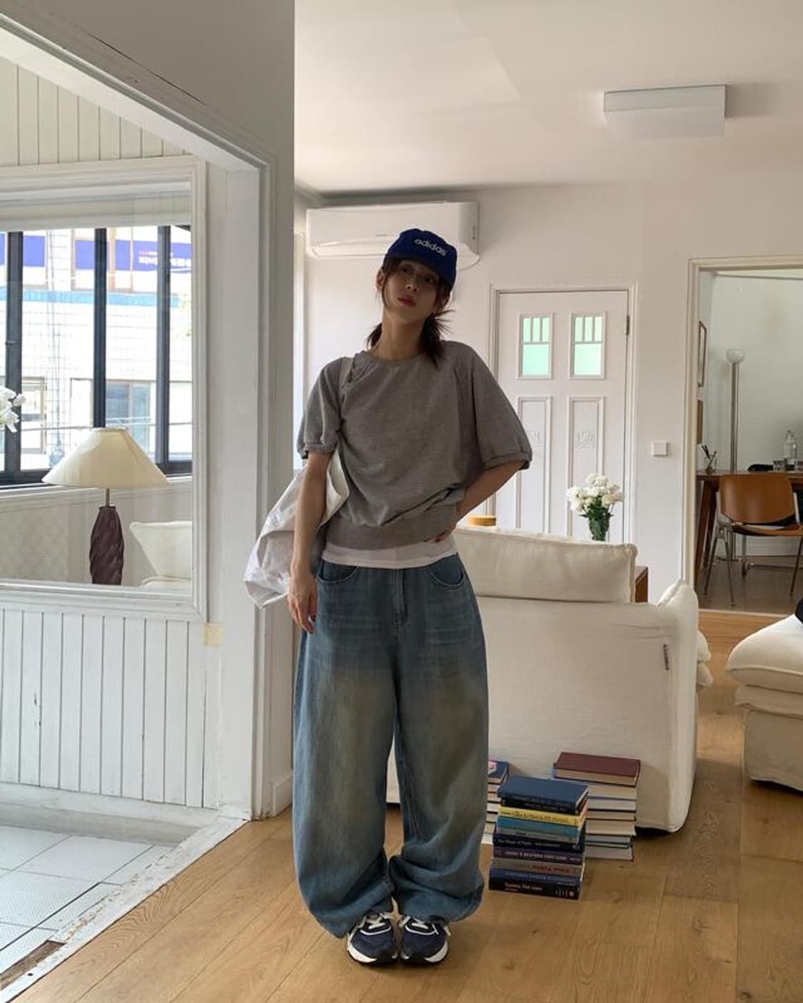 릿킴 래글런 반팔 맨투맨 티셔츠 옐로우 상품이미지2