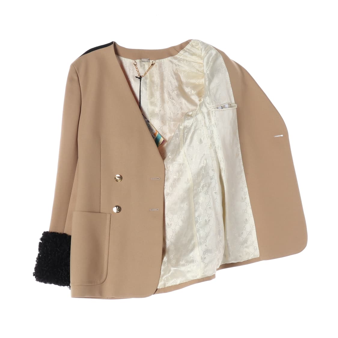 (새상품)아디다스 x 구찌 플루이드 드릴 코트 자켓 재킷 베이지
 상품이미지2