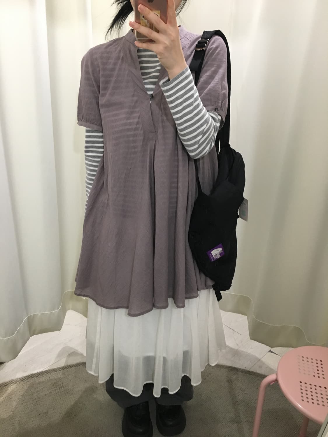 연보라 모리걸 블라우스 상품이미지1