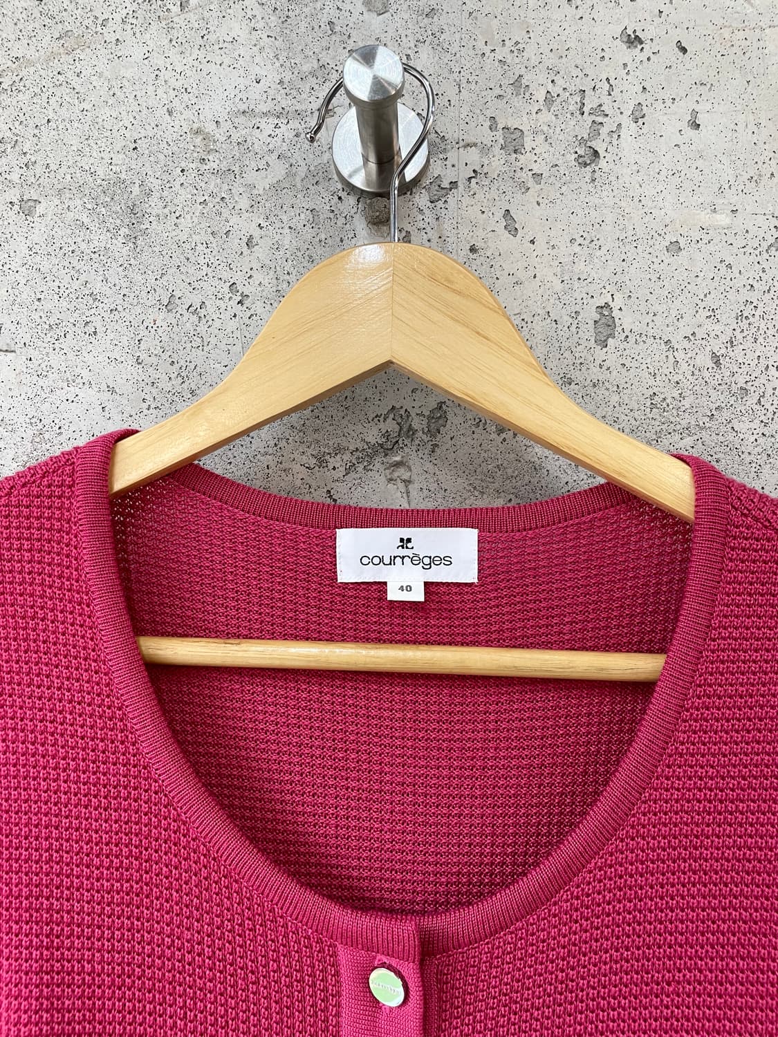 00s Courreges 꾸레쥬 로고 버튼 원피스 상품이미지8