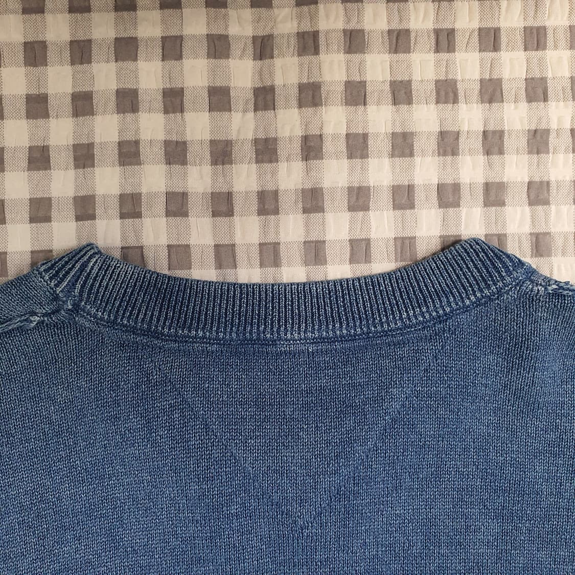 타미힐피거 데님 워시 면니트 남자95 상품이미지5