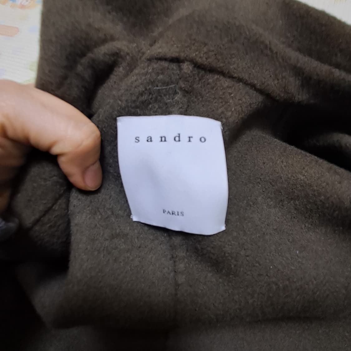 산드로옴므 울캐시 코트 L 사이즈(약100~105)18년제품, 상태최상 상품이미지8