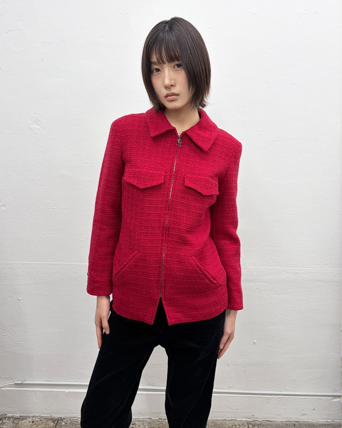 00s 아네스베 트위드 자켓 상품이미지1