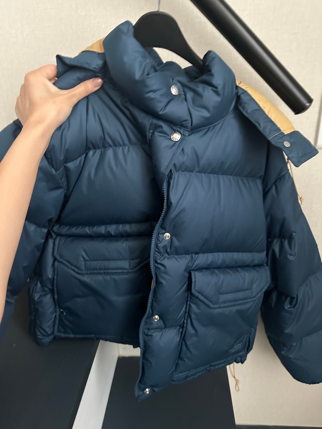 노스페이스 다운 자켓 - 페트롤 여자 점퍼 아우터 상품이미지4