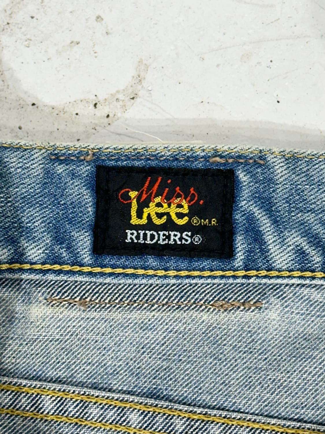 리 그래피티 프린팅 와이드 연청 데님 팬츠 청바지  상품이미지7