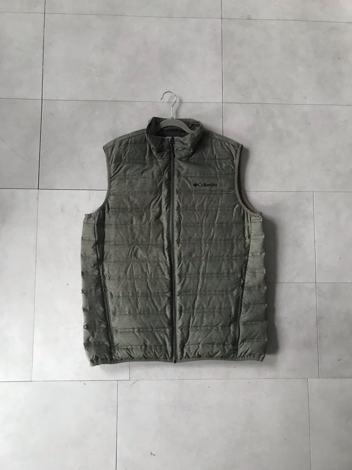 콜롬비아 카키 경량조끼 상품이미지6