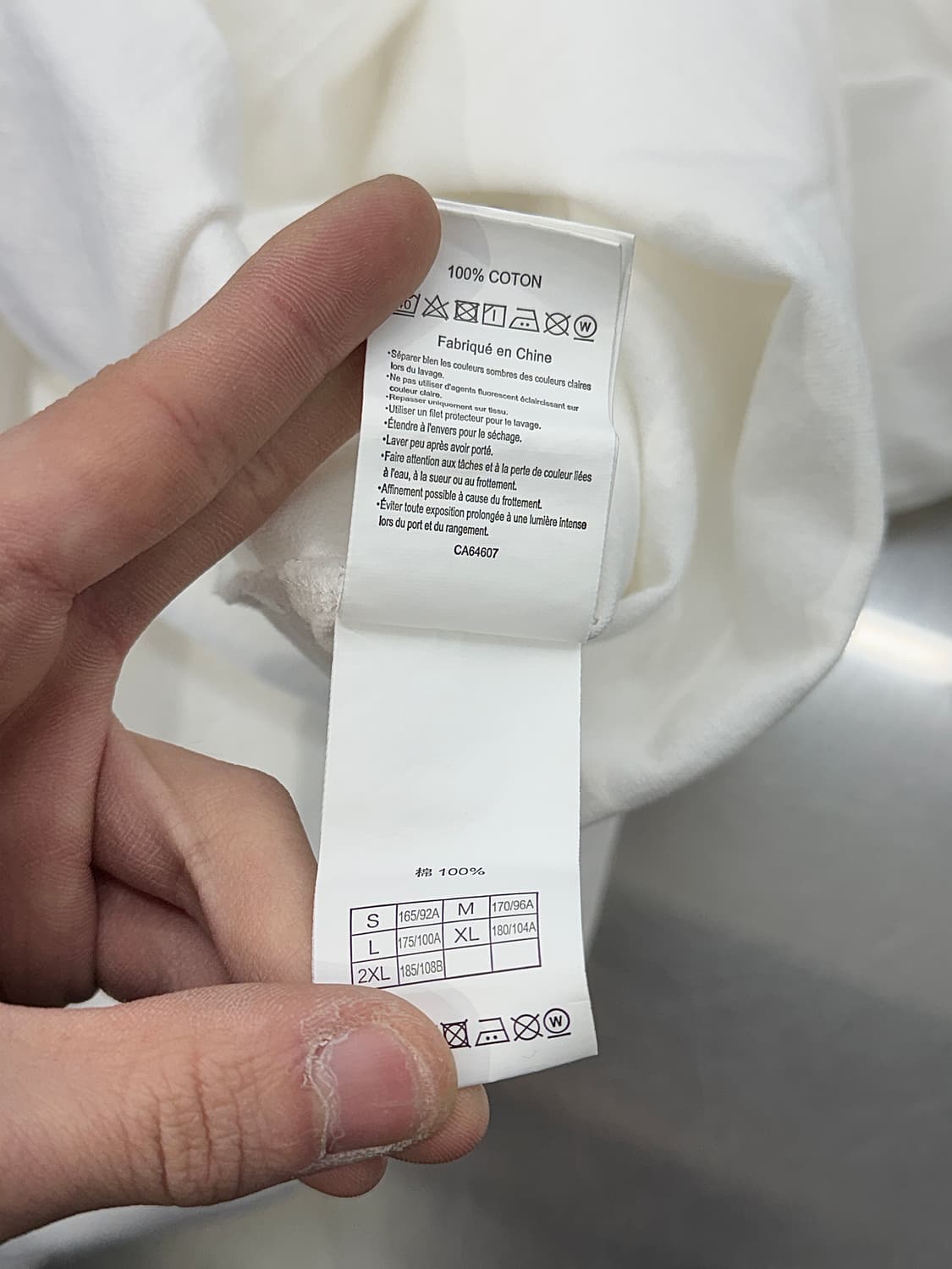 그라미치 화이트 플라워 루즈핏 하프 티셔츠 상품이미지10