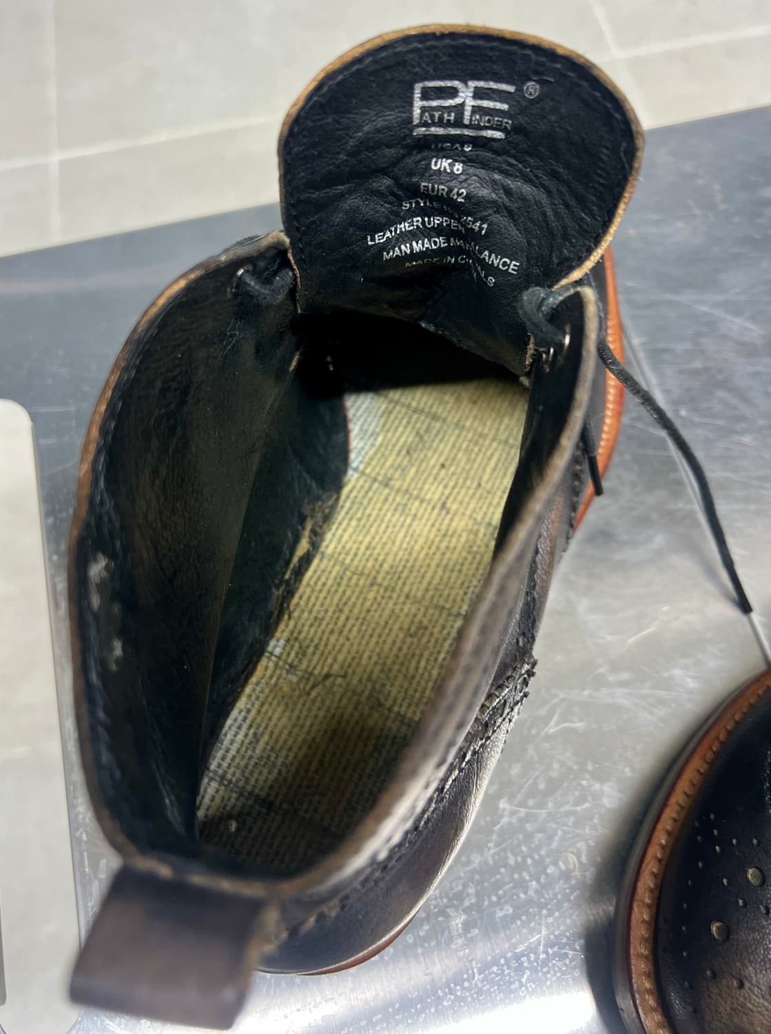 패스파인더 블랙워싱 워커 UK8 상품이미지4