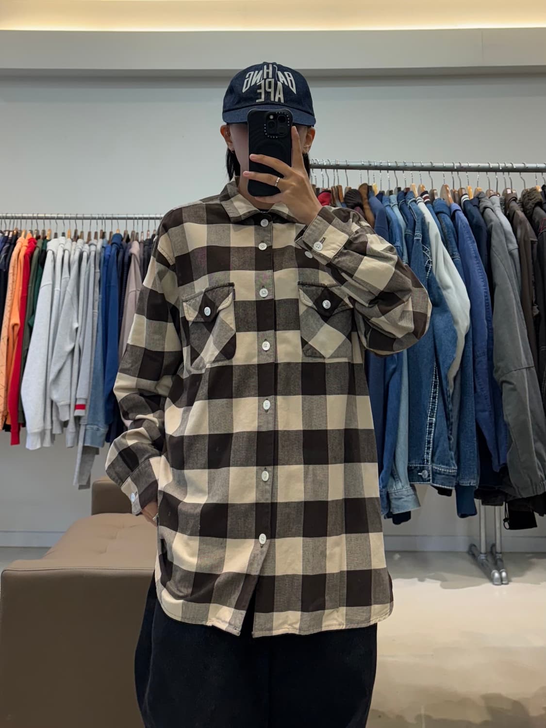 90s 슈프림 체크 셔츠 상품이미지5