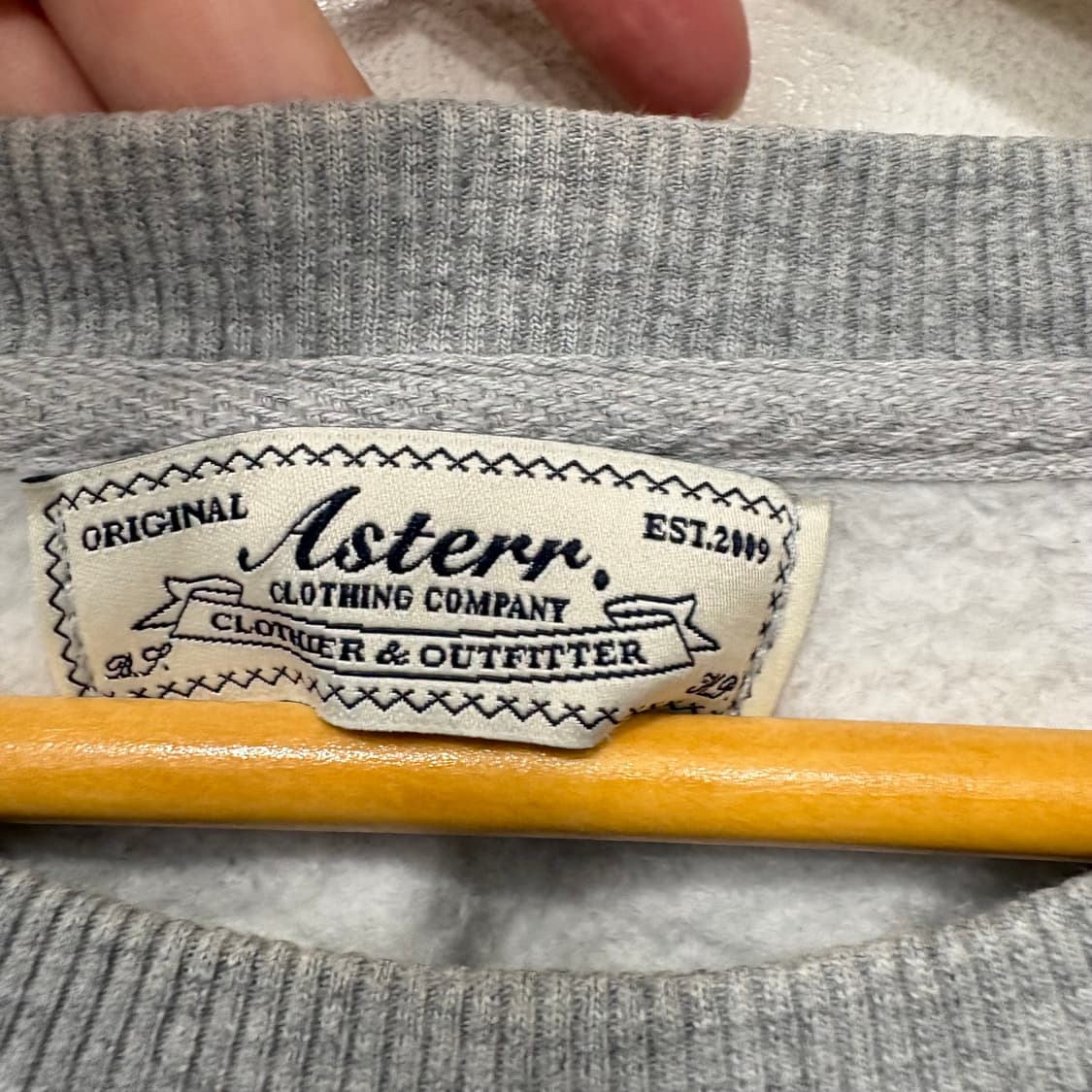 Asterr 스웻셔츠 항공점퍼 디테일 상품이미지6