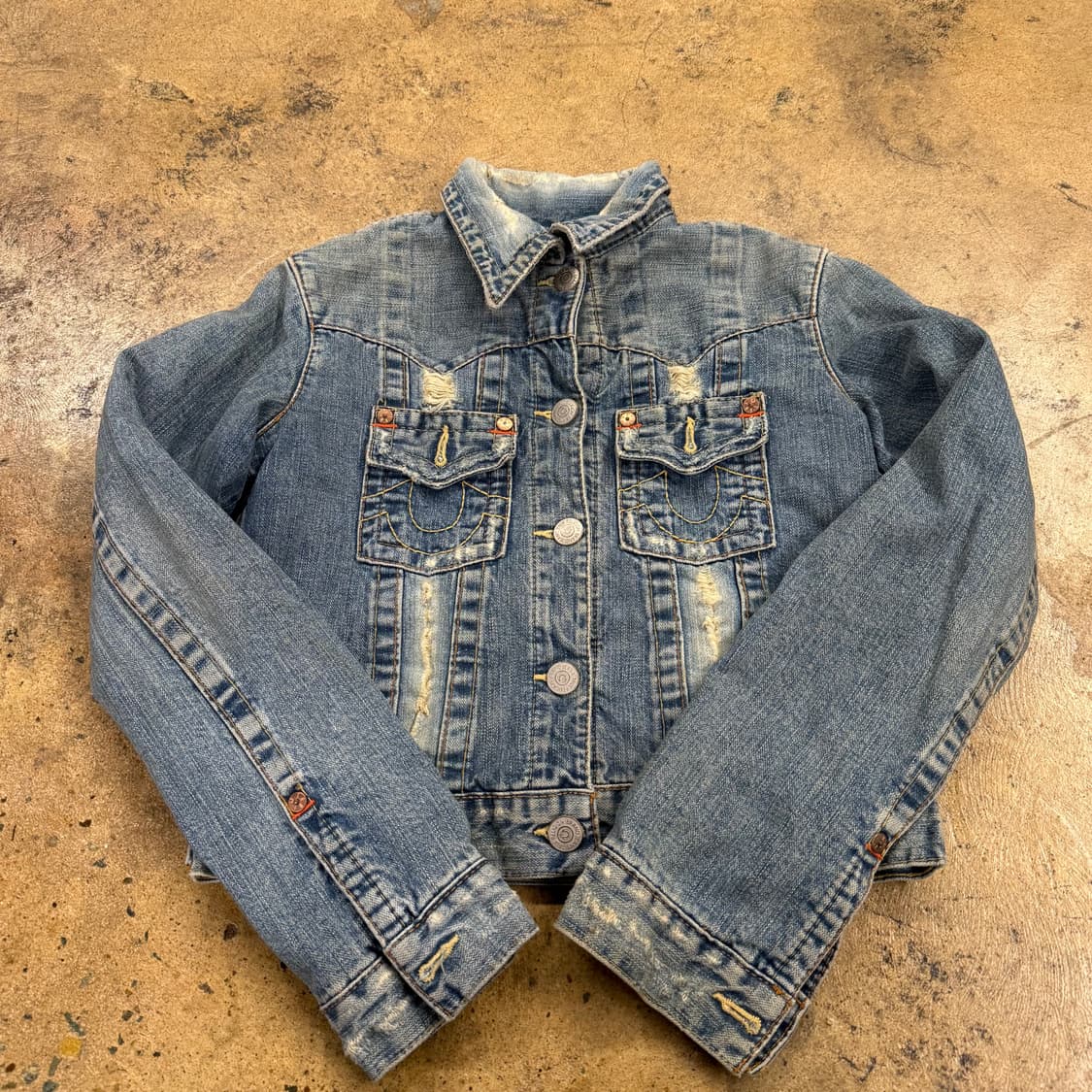 트루릴리전 데님 청자켓  상품이미지2