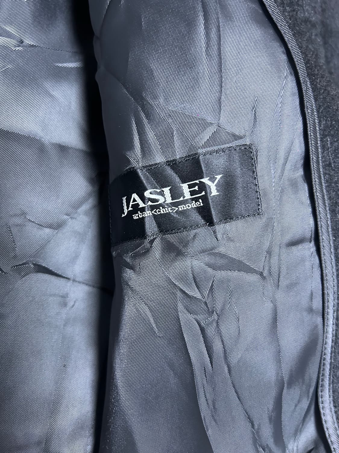 일본판 캐시미어100프로 검정색 코트 사이즈 105~110 상품이미지5