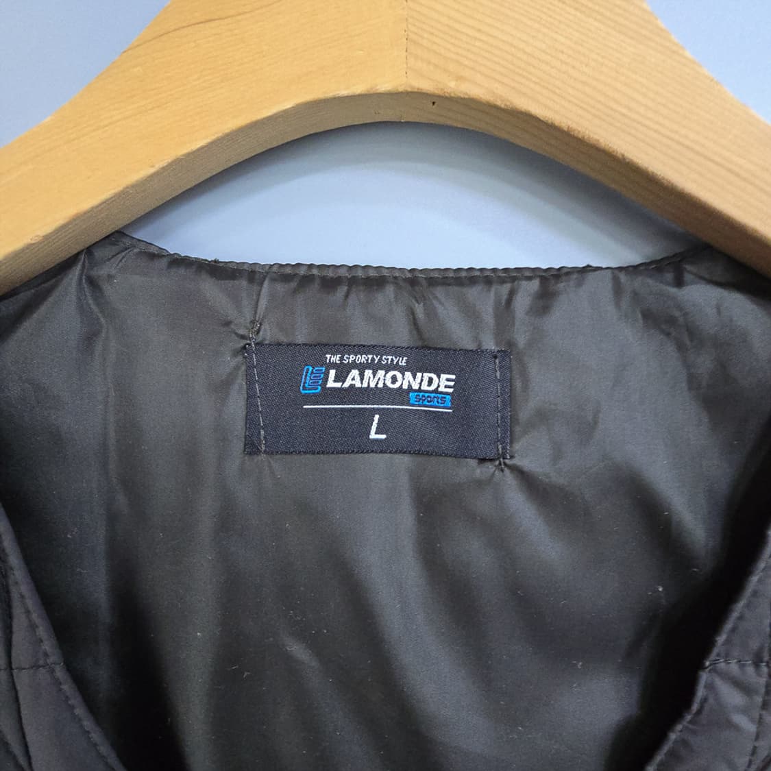 라몽드 경량 다운 조끼 카키 L 상품이미지4