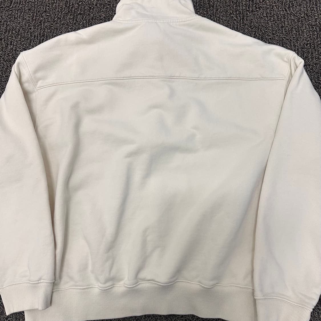 PREVAIL 프리베일 여성 반집업 맨투맨 아이보리 S 상품이미지6