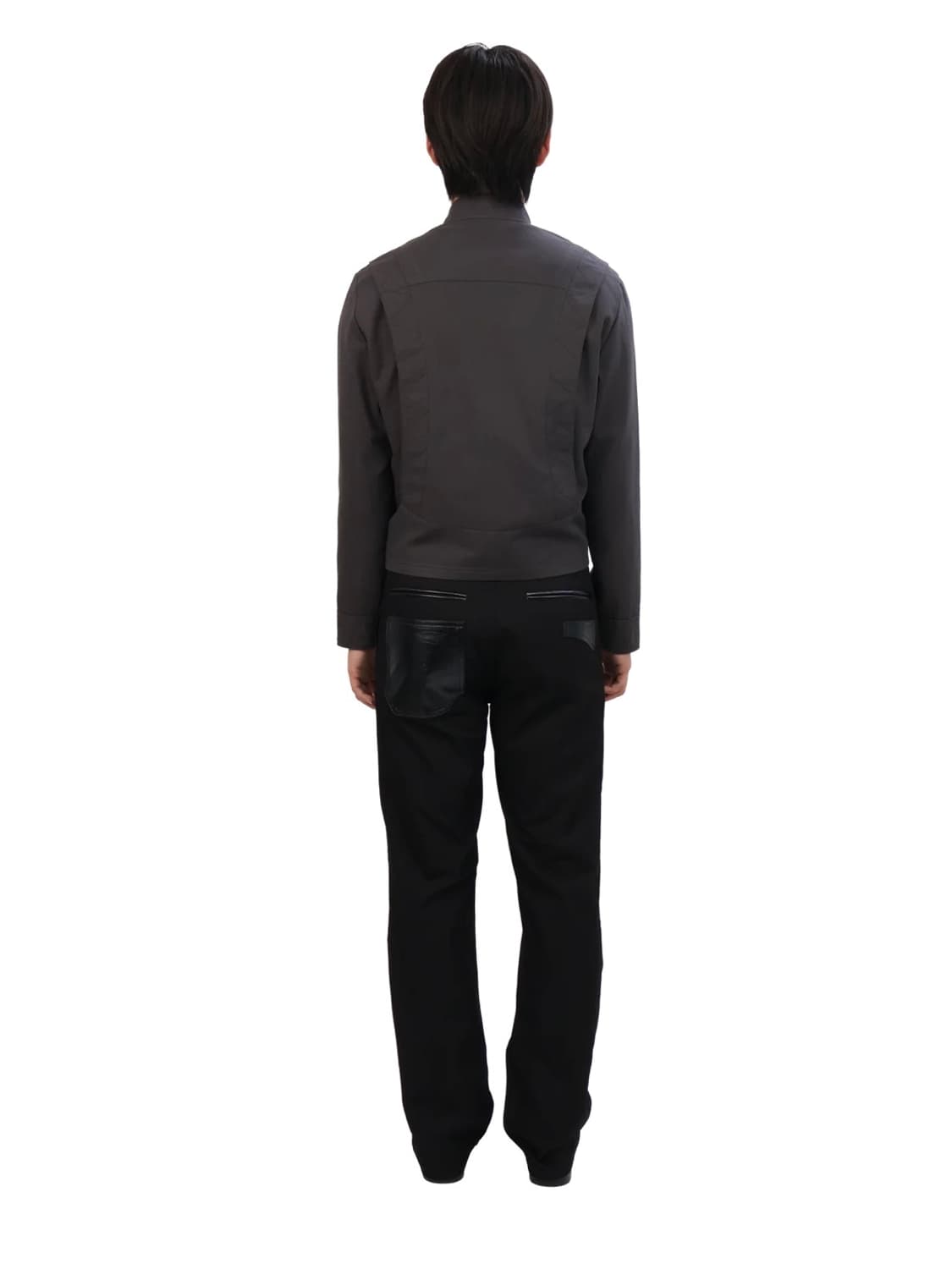 Leather Pocket Pants - Black 상품이미지7