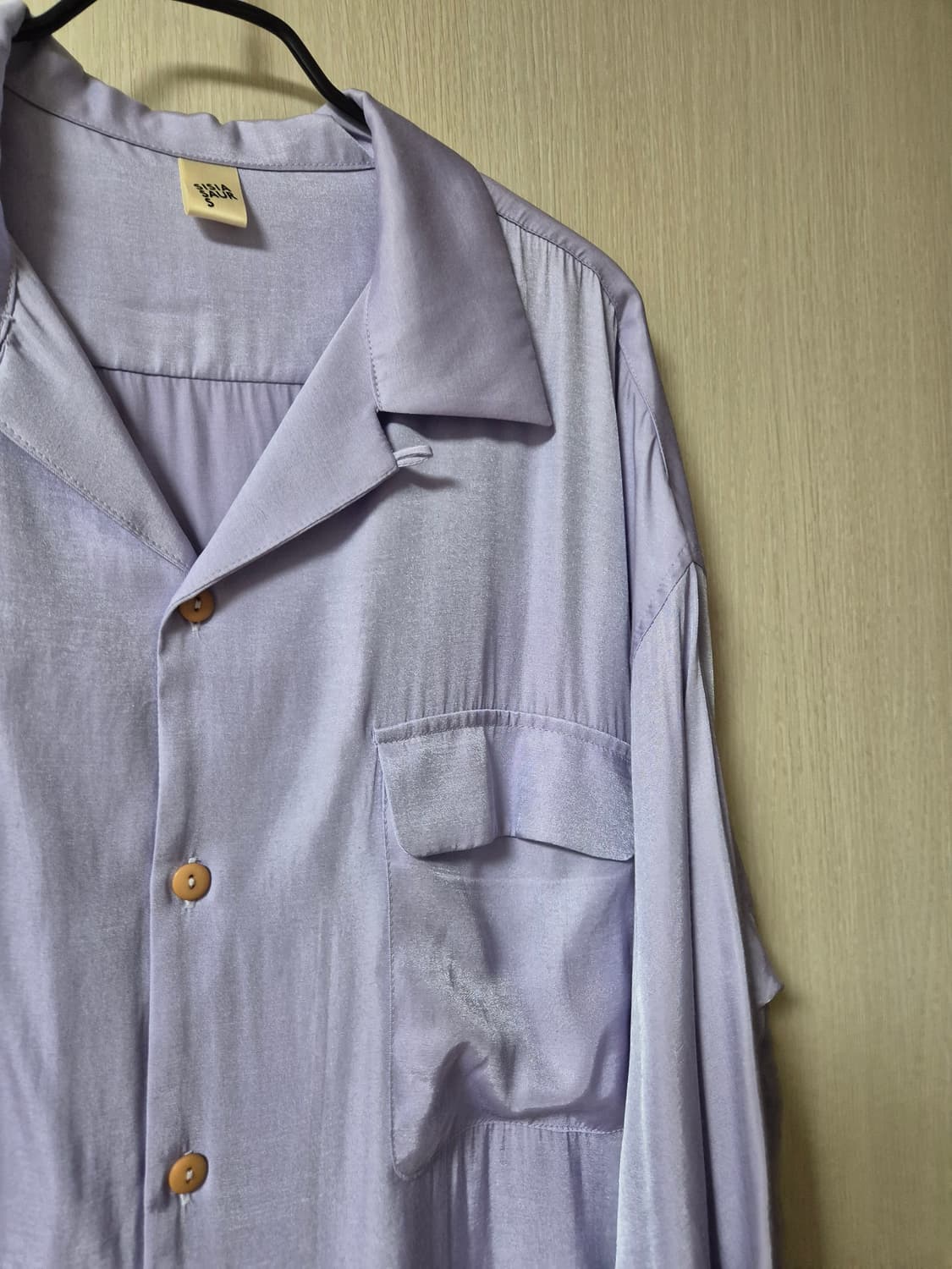 시시아사우르스 실크 셔츠 블라우스 상품이미지4