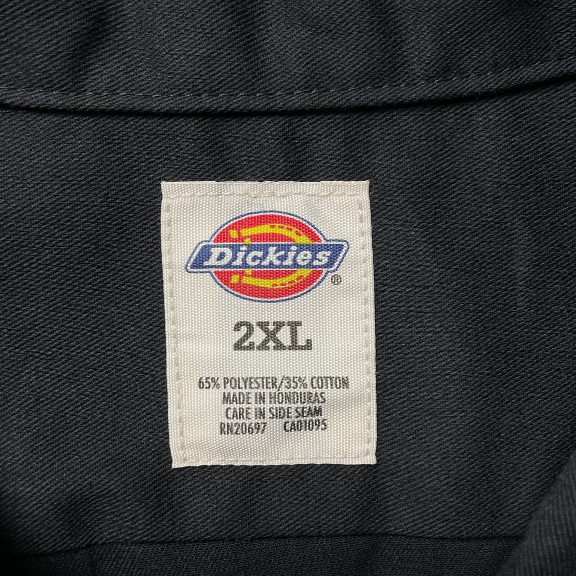 DICKIES 디키즈 빈티지 블랙 플랩포켓 반팔 워크셔츠 A01118 상품이미지9