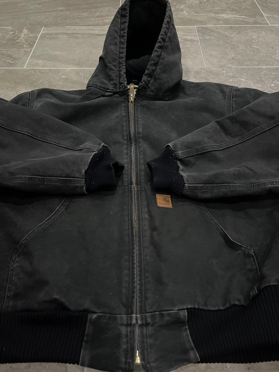 (XL) 칼하트 덕 액티브 후드자켓 J130 BLK 블랙 상품이미지6