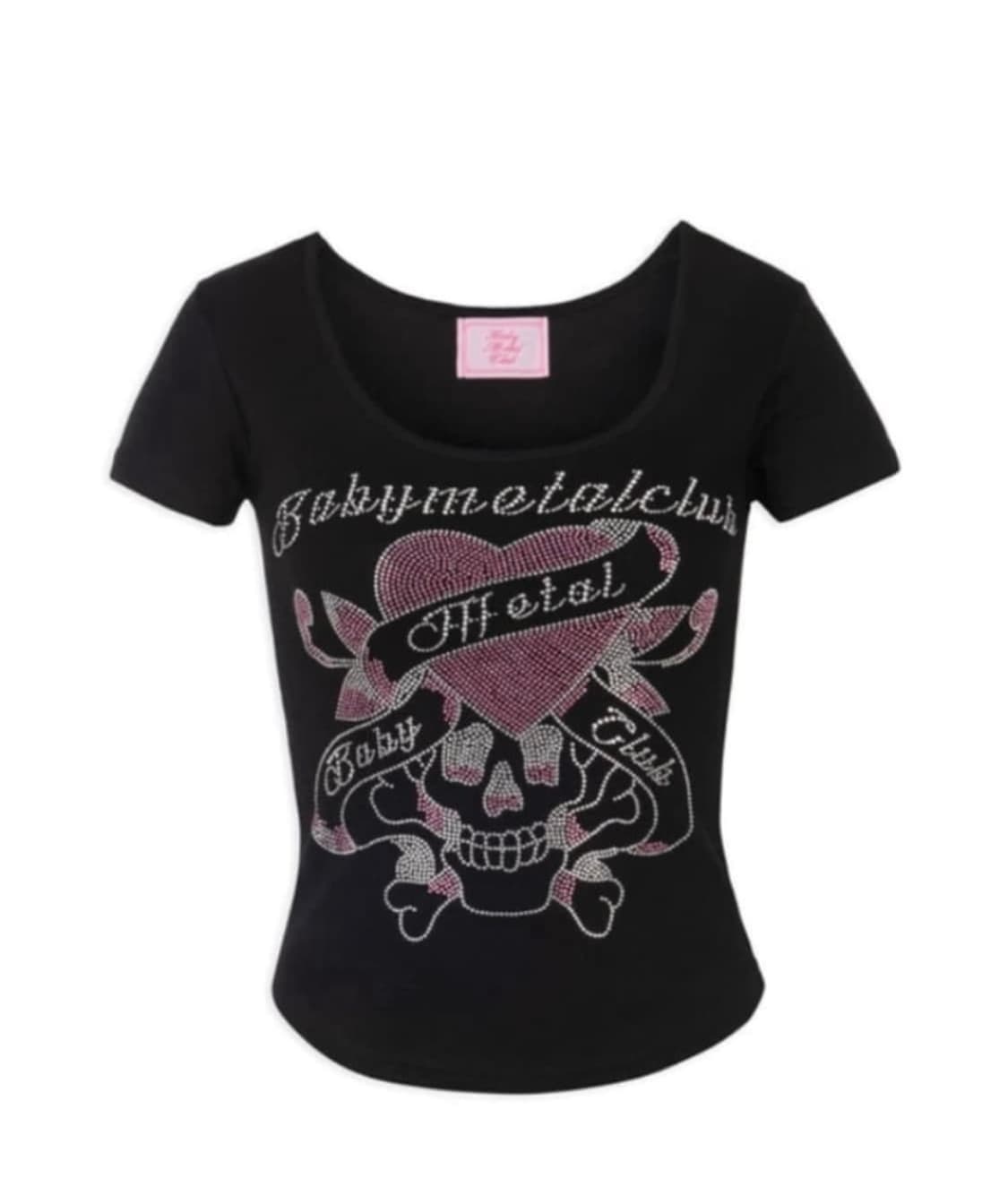 베이비메탈클럽 베메클 스컬티 twinkle skull t black 상품이미지1