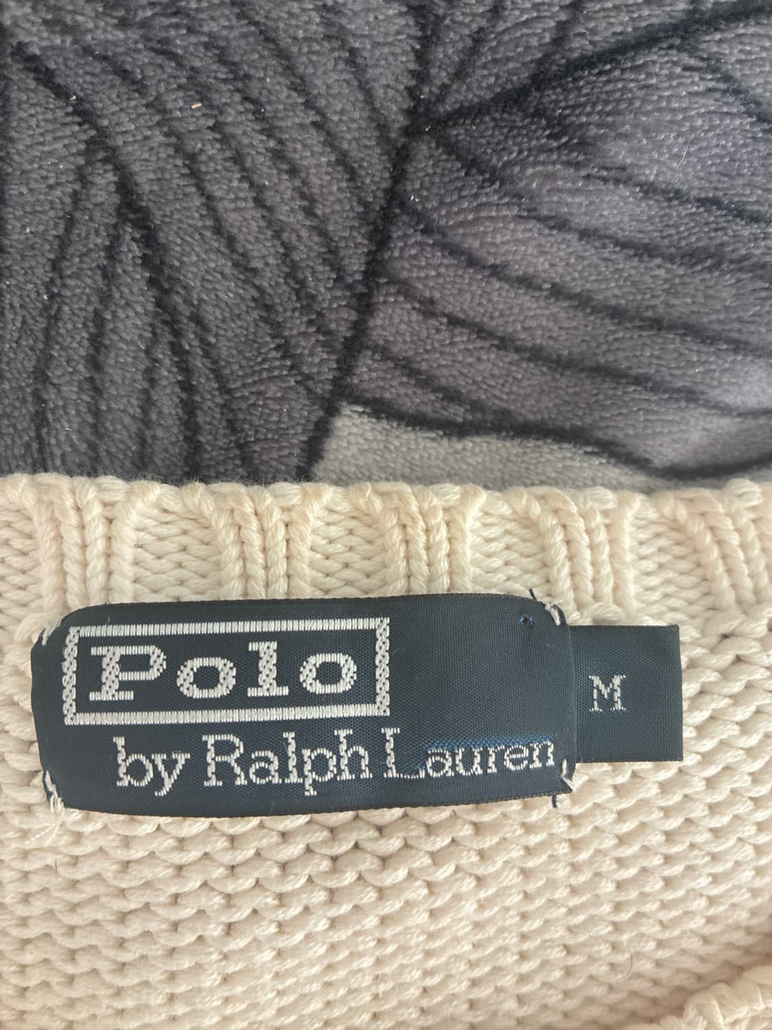 폴로 성조기 니트 아이보리 상품이미지2