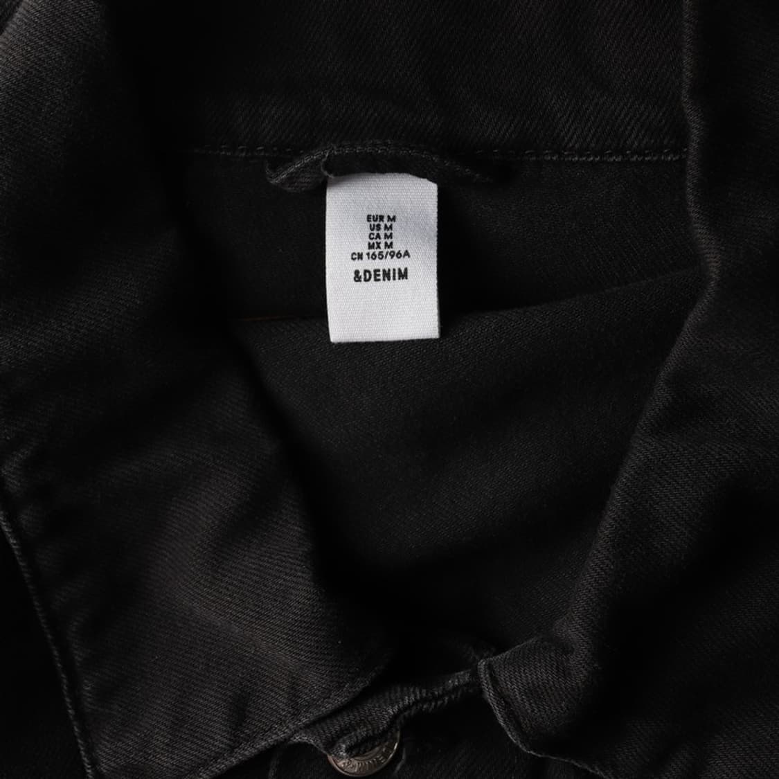 H&M 흑청 트러커 자켓 M 상품이미지5