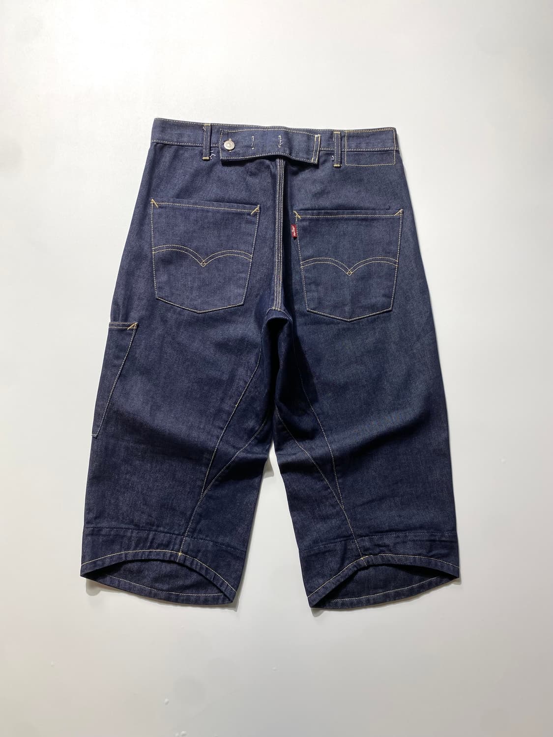 [30] 00s Levi's 리바이스 엔지니어드 신치백 데님 버뮤다팬츠 상품이미지1