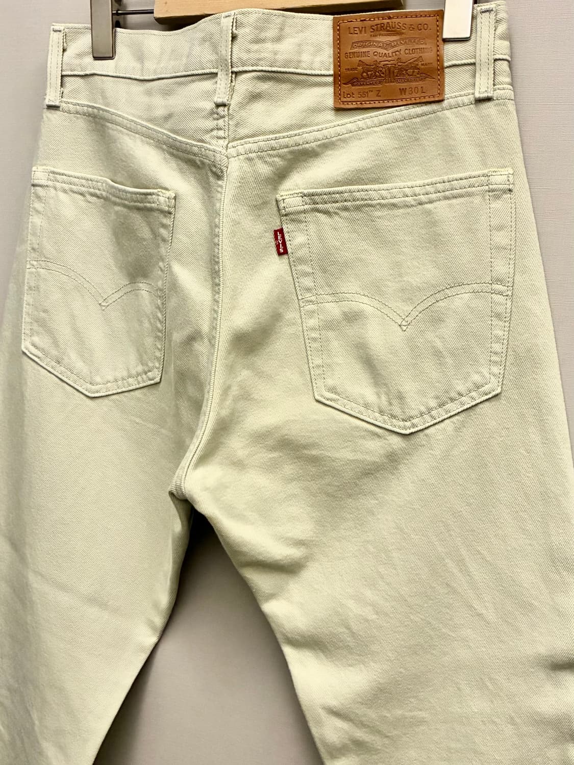 (32)리바이스 551z 프리미엄 빅E 화이트진 크림진데님 상품이미지1