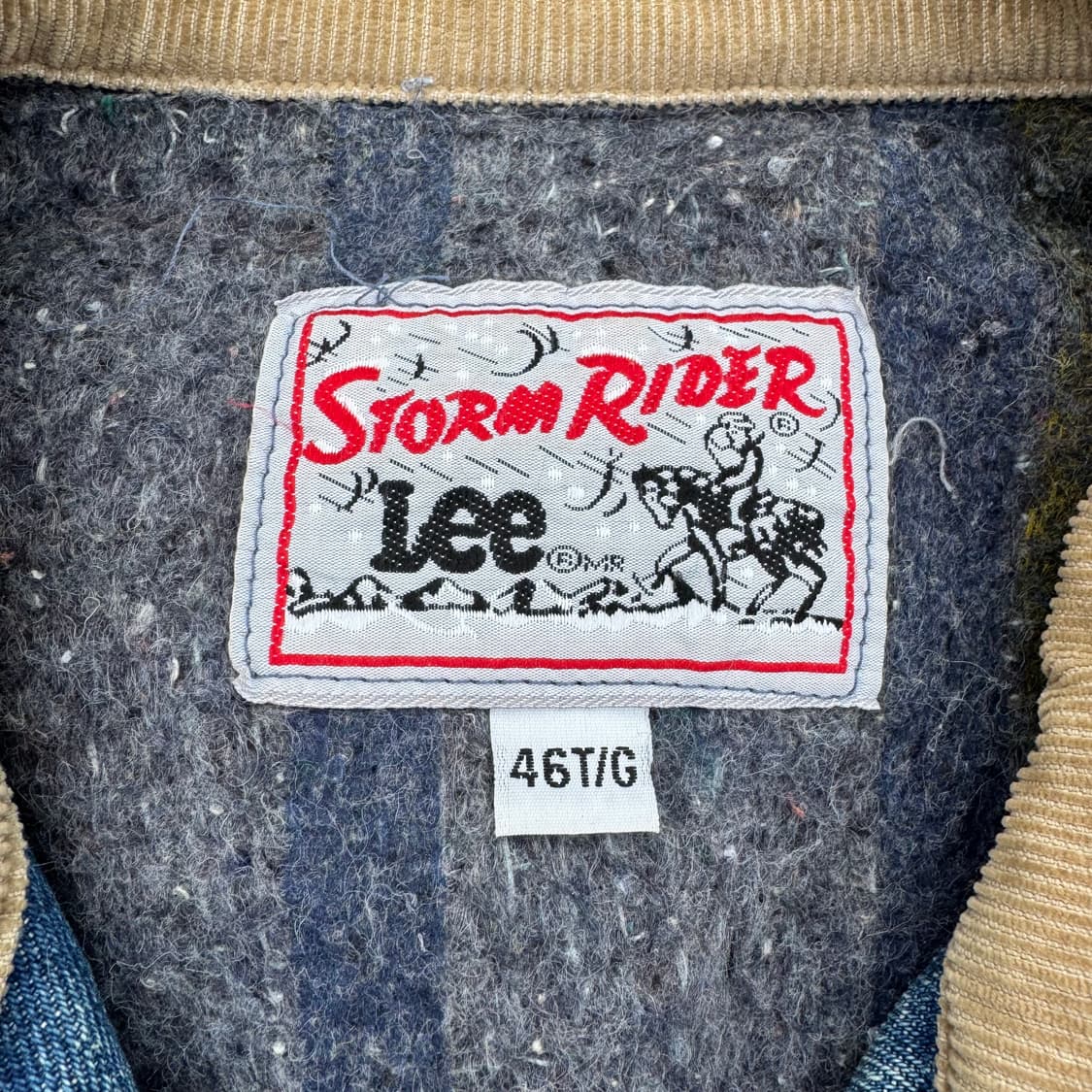 [XXL] 80s Lee 리 스톰라이더 블랭킷 데님 자켓 상품이미지8