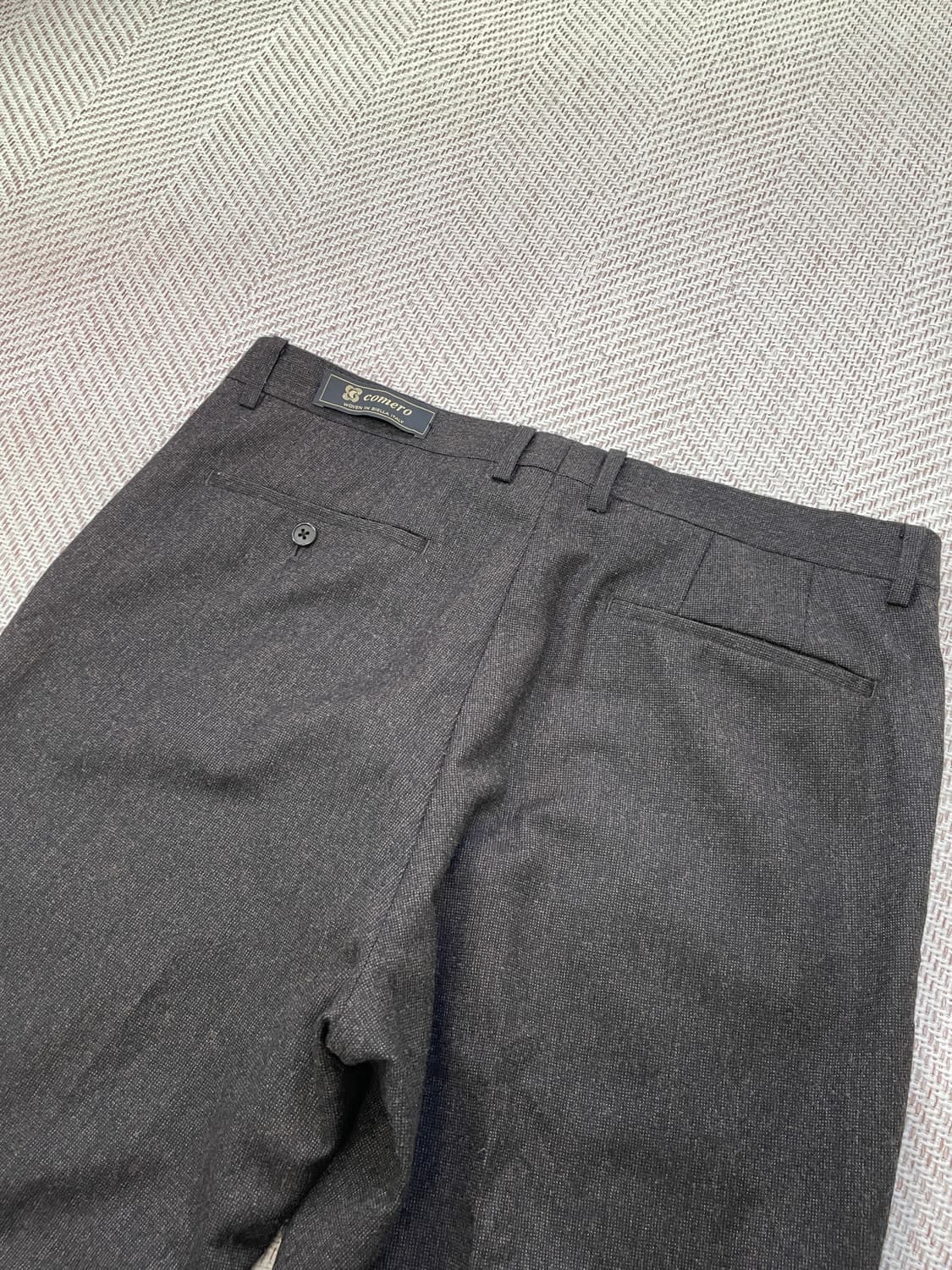 이태리 comero 브라운 테일러드 울 슬렉스  J03937 상품이미지2