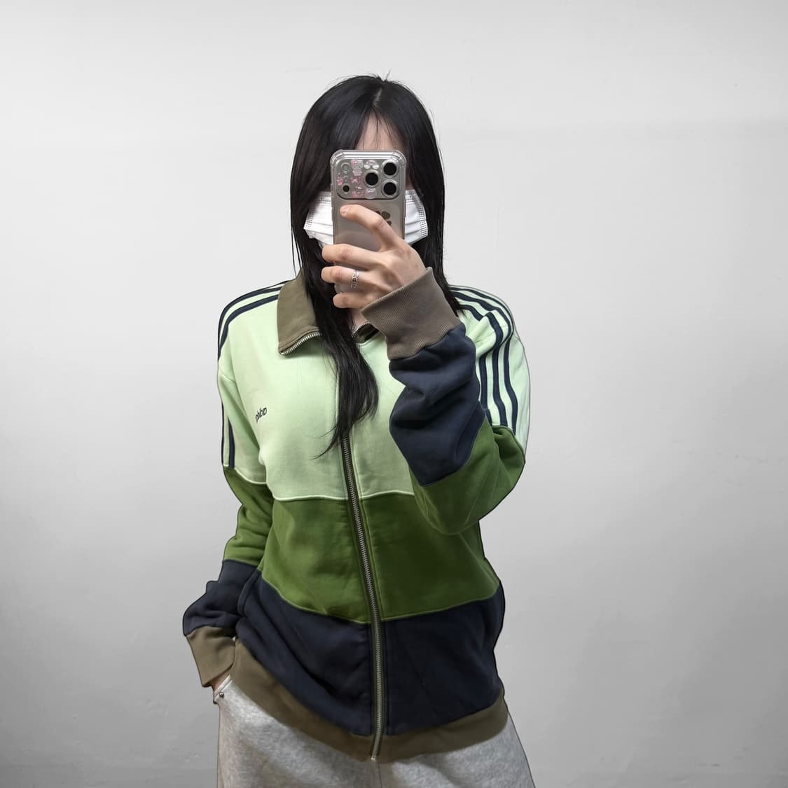 아디다스 00s 컬러 블록 스웻 트랙탑 자켓 상품이미지1