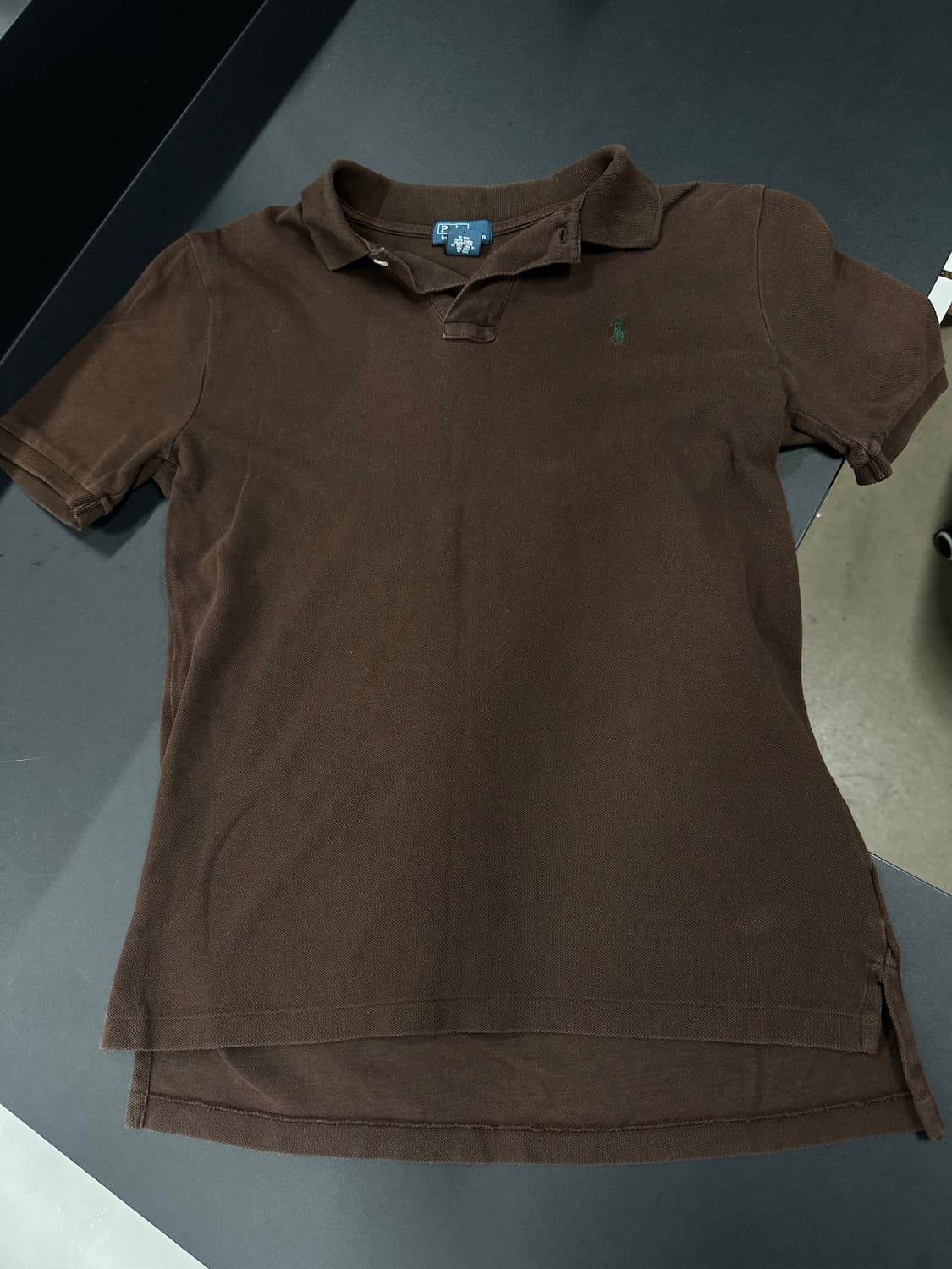 폴로 랄프로렌 브라운 카라티 반팔 티셔츠 상품이미지4