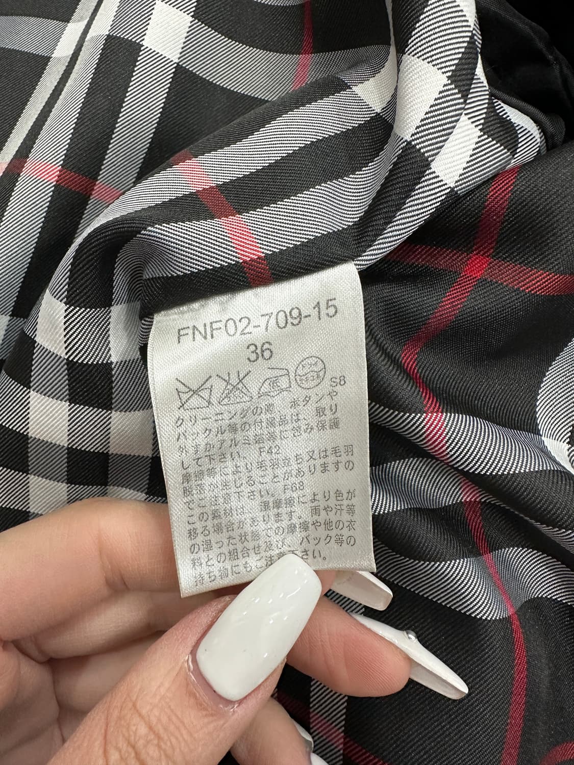 버버리 블루라벨 피코트 레드 상품이미지5