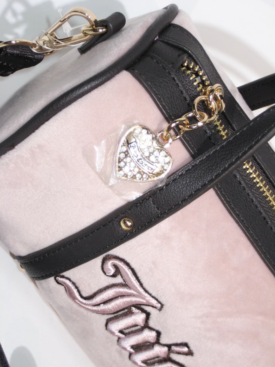 쥬시 꾸뛰르 핑크&브라운 배럴백 🤎 갸루 락시크 상품이미지5