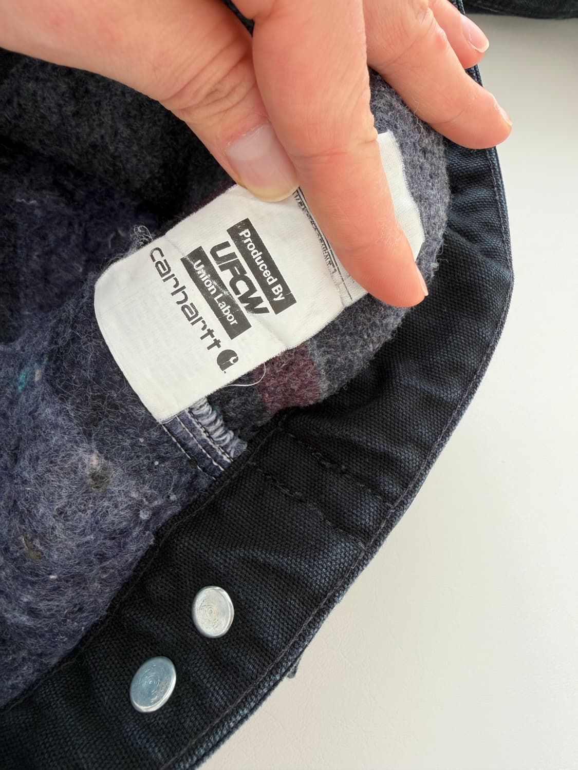 [M] 빈티지 J001 칼하트 디트로이트 자켓 블랙 상품이미지9